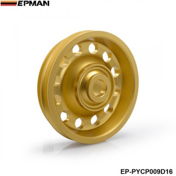 EPMAN Light Weight Aluminum Crank Shaft Belt Drive Pulley for Honda Civic 92-95 EP-PYCP009D16 EPMAN Light Weight Aluminum Crank Shaft Belt Drive Pulley for Honda Civic 92-95 EP-PYCP009D16