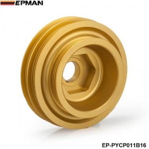 EPMAN - Racing Light Weight Aluminum Crankshaft Pulley For Honda Civic Si Integra B-Series 99-00 EP-PYCP011B16
