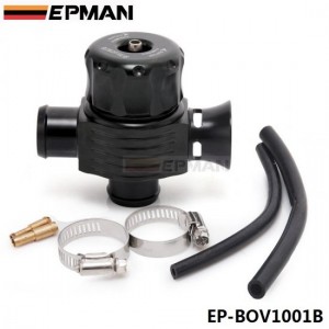EPMAN 25mm Universal Dual Port Blow Off Valve (Black) Diverter Valve Dump Valve EP-BOV1001B