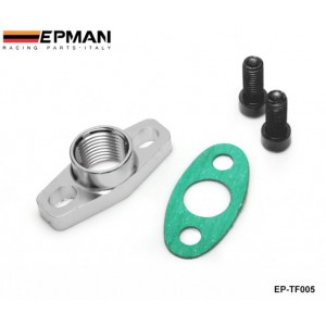 EPMAN GT25 GT28 T25 T28 GT30 GT35 garrett an10 1/2NPNT turbo oil drain flange adaptor EP-TF005