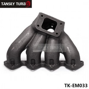 TANSKY Top Mount T3 Turbo Manifold Exhaust Header For B-Series 88-00 Civic 94-01 Integra TK-EM033