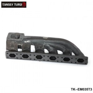 TANSKY For BMW 323i 325i 328i 330i M3 E36 V6 T3 Iron Cast Exhaust Turbo Manifold 38mm Wastegate Flange TK-EM035T3