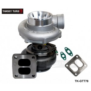 TANSKY T78 T4 twin scroll turbo charger V band  For Racing car Horsepower: 500-1000HP With gaskets TK-GTT78