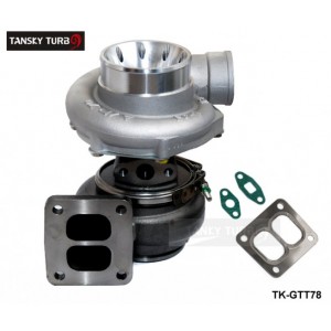 TANSKY T78 T4 Twin Scroll Turbo Charger V band For Racing Car Horsepower: 500-1000HP With Gaskets TK-GTT78