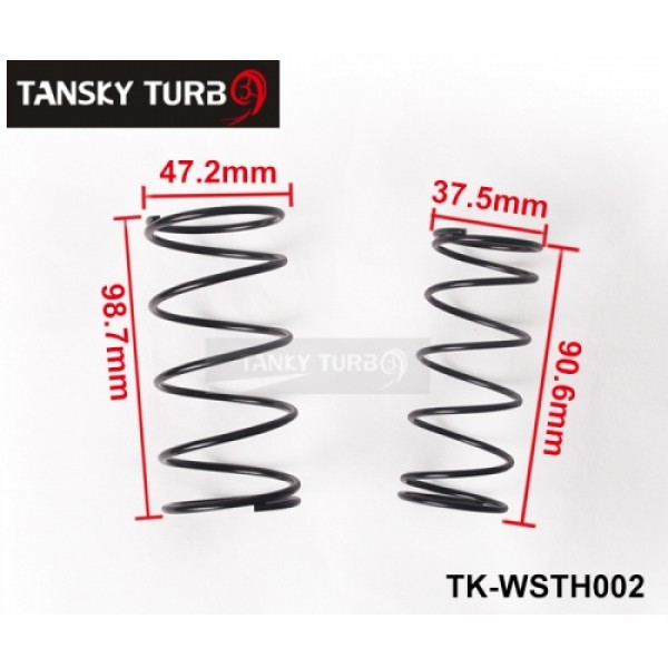 TANSKY 38mm Turbo External Wastegate WG Spring Coated Replacement 14 PSI/ 8PSI 1Bar For Tail TK-WSTH002 TANSKY 38mm Turbo External Wastegate WG Spring Coated Replacement 14 PSI/ 8PSI 1Bar For Tail TK-WSTH002