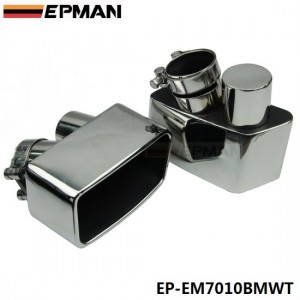 EPMAN Chrome 304 Stainless Steel Exhaust Muffler Tip For BMW GT 535 F07 EP-EM7010BMWT
