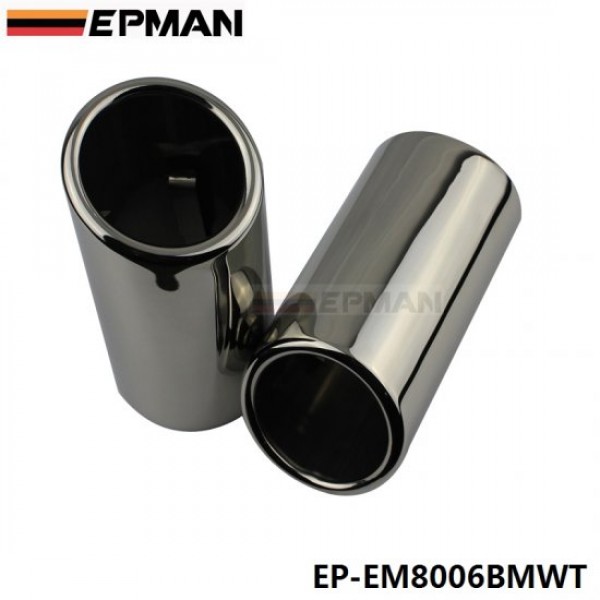 EPMAN Chrome 304 Stainless Steel Exhaust Muffler Tip For BMW 325i E90/F35/F30 EP-EM8006BMWT EPMAN Chrome 304 Stainless Steel Exhaust Muffler Tip For BMW 325i E90/F35/F30 EP-EM8006BMWT