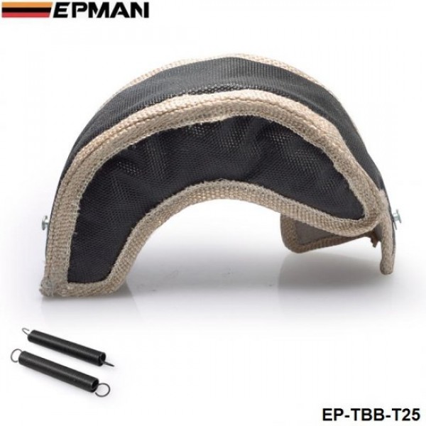 EPMAN Exhaust Turbo Blanket Wrap Heat Shield Beanie For Turbocharge T25 T28 GT28 GT30 GT35 T37 T3 EP-TBB-T25 EPMAN Exhaust Turbo Blanket Wrap Heat Shield Beanie For Turbocharge T25 T28 GT28 GT30 GT35 T37 T3 EP-TBB-T25