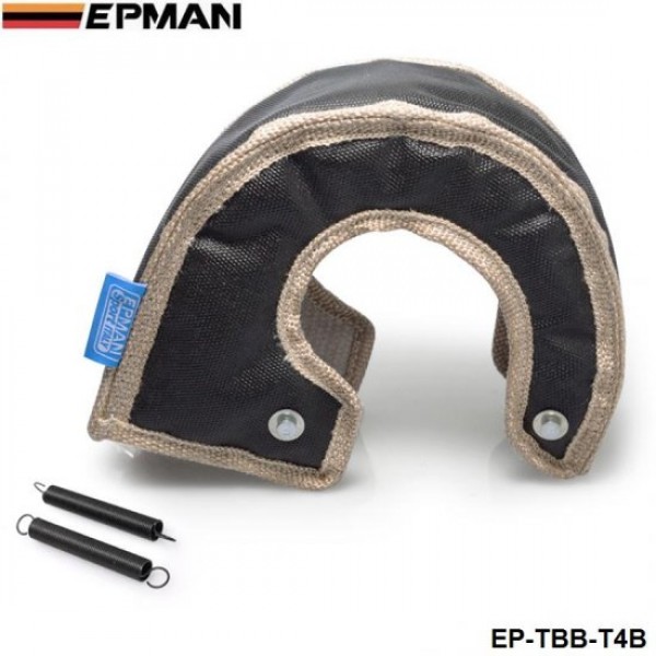 EPMAN Exhaust Turbo Blanket Wrap Heat Shield Beanie For T4 T04Z GT40 GT42 T04R GT45 Turbocharger EP-TBB-T4B