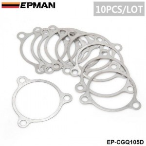 EPMAN -10PCS/LOT Fabberge 2.5" T3 3 Bolt Discharge Internal Wastegate Aluminum Gasket EP-CGQ105D