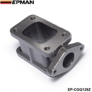 EPMAN - T3-T3 Cast Iron 304 Turbocharge Manifold Adaptor+38MM Wastegate Flange Outlet EP-CGQ126Z