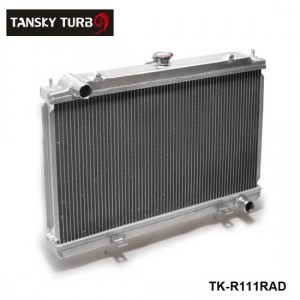 TANSKY -Performance 50mm 2 Row  Alloy aluminum radiator For Nissan Silvia S14 S15 SR20DET 240SX 200SX Manual TK-R111RAD