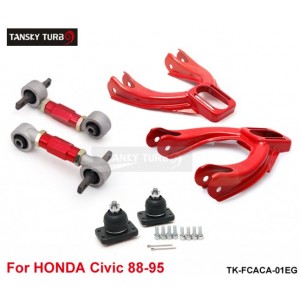 Tansky Rear Lower Control Arms+ Front Camber Kits For 92-95 Honda Civic EG EJ EH TK-FCACA-01EG