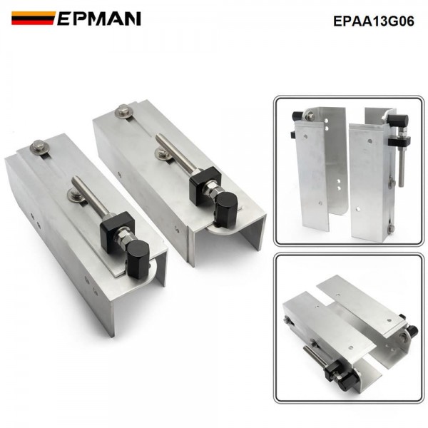 EPMAN 6" Set Back Jack Plate Power Lift Outboard Boat Motor Adjustable Aluminum Jack Plate EPAA13G06