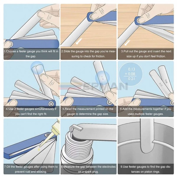 EPMAN Black Spark Plug Gap Tool For Most 10mm 12mm 14mm 16mm Spark Plugs Universal EPAA01G142K
