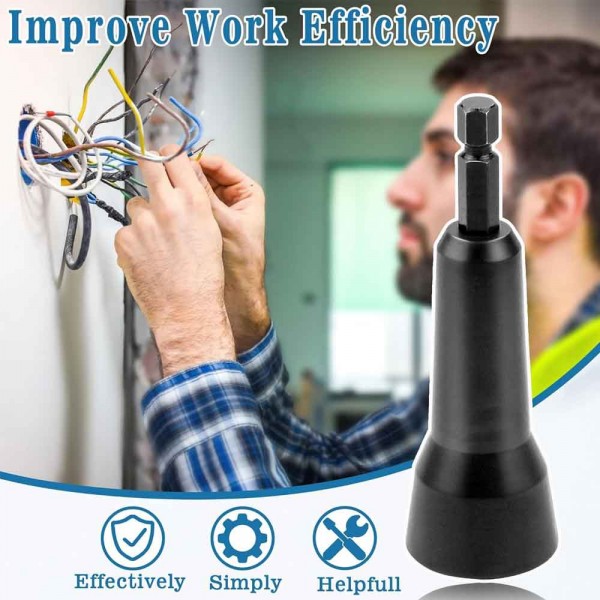 Twisting Socket Wire Twisting Tool, Wire Spin Twister Nut, Spin Twist Wire Connector ...