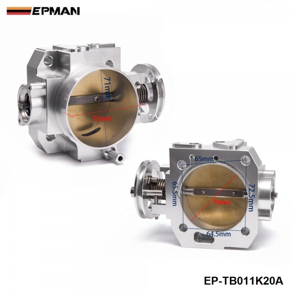 EPMAN - 70mm High Performance Racing Throttle Body For Honda/Acura K-Series Engines Only EP-TB011K20A EPMAN - 70mm High Performance Racing Throttle Body For Honda/Acura K-Series Engines Only EP-TB011K20A