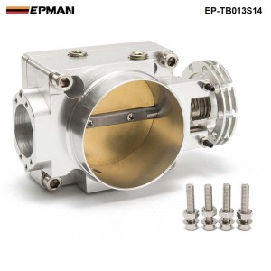 EPMAN - Throttle Body 70MM For Nissan Silvia SR20 S13 S14 S15 SR20DET 200SX 240SX Silver EP-TB013S14