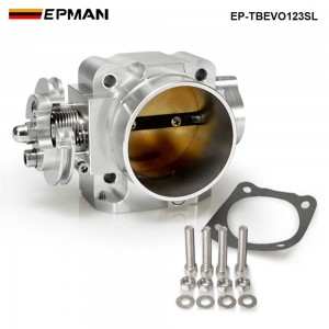 EPMAN Intake Manifold Throttle Body 70mm Sliver For Mitsubishi Lancer EVO 1 2 3 4G63 EP-TBEVO123SL