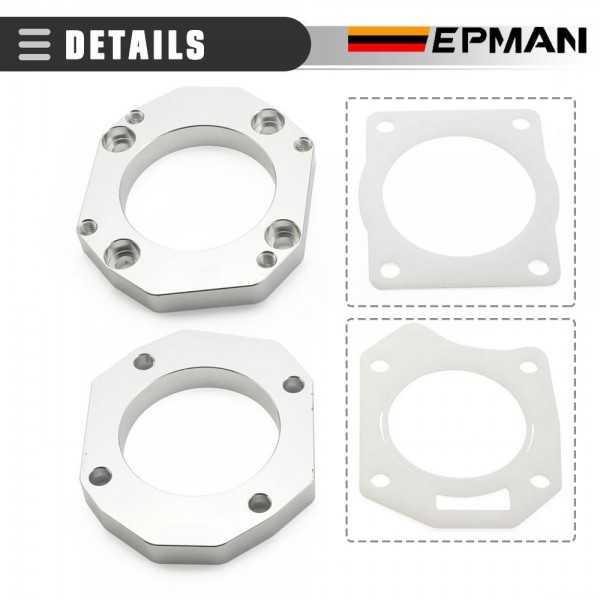 EPMAN K Series K20 K24 Throttle Body Adapter For Honda RBC 06-15 Civic Si K Swap ZDX EPAA01G180 EPMAN K Series K20 K24 Throttle Body Adapter For Honda RBC 06-15 Civic Si K Swap ZDX EPAA01G180