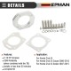 EPMAN K Series K20 K24 Throttle Body Adapter For Honda RBC 06-15 Civic Si K Swap ZDX EPAA01G180 EPMAN K Series K20 K24 Throttle Body Adapter For Honda RBC 06-15 Civic Si K Swap ZDX EPAA01G180
