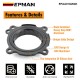 EPMAN Air Intake Throttle Body Spacer For VW MK7 Golf GTI For Audi A3 A4 A6 Quattro For EA888 Gen3 Engine Car Accessories EPAA01G204K EPMAN Air Intake Throttle Body Spacer For VW MK7 Golf GTI For Audi A3 A4 A6 Quattro For EA888 Gen3 Engine Car Accessories EPAA01G204K