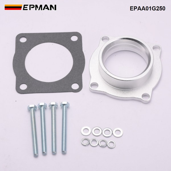 EPMAN Billet Aluminum Throttle Body Spacer Fit BMW 325i E46 L6 2.5L 2001-2006 Intake Manifold EPAA01G250 EPMAN Billet Aluminum Throttle Body Spacer Fit BMW 325i E46 L6 2.5L 2001-2006 Intake Manifold EPAA01G250