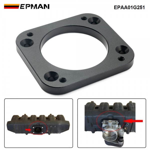 EPMAN Intake Manifold M50 M54 Throttle Body Adapter Plate Kit For BMW M54B30 To M50B25 EPAA01G251 EPMAN Intake Manifold M50 M54 Throttle Body Adapter Plate Kit For BMW M54B30 To M50B25 EPAA01G251
