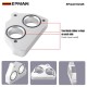 EPMAN CNC Billet Aluminum Throttle Body Spacer for Chevy GMC 4.3L 5.0L 5.7L 1988-1995 - Helix Design Performance Upgrade EPAA01G325