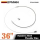 EPMAN 36 Inch Universal Throttle Cable Stainless Steel Braided Throttle Gas Cable Compatible Wire EPAA13G02K EPMAN 36 Inch Universal Throttle Cable Stainless Steel Braided Throttle Gas Cable Compatible Wire EPAA13G02K
