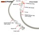 EPMAN 36 Inch Universal Throttle Cable Stainless Steel Braided Throttle Gas Cable Compatible Wire EPAA13G02K
