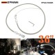 EPMAN 36 Inch Universal Throttle Cable Stainless Steel Braided Throttle Gas Cable Compatible Wire EPAA13G02K