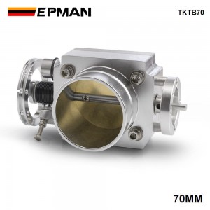EPMAN Universal Upgrade Aluminum 70MM Throttle Body Intake Manifold MK1 MK2 MK3 TKTB70