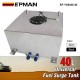 EPMAN Universal Aluminum Fuel Surge Tank System Complete Kit 40 Litre With Sensor EP-YX9440-40