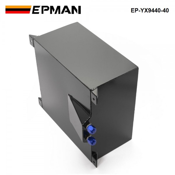 EPMAN Universal Aluminum Fuel Surge Tank System Complete Kit 40 Litre With Sensor EP-YX9440-40