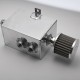 EPMAN 1.6L Aluminum Universal oil catch can tank with breather & drain tap 1.6LT baffled EP-JYH092