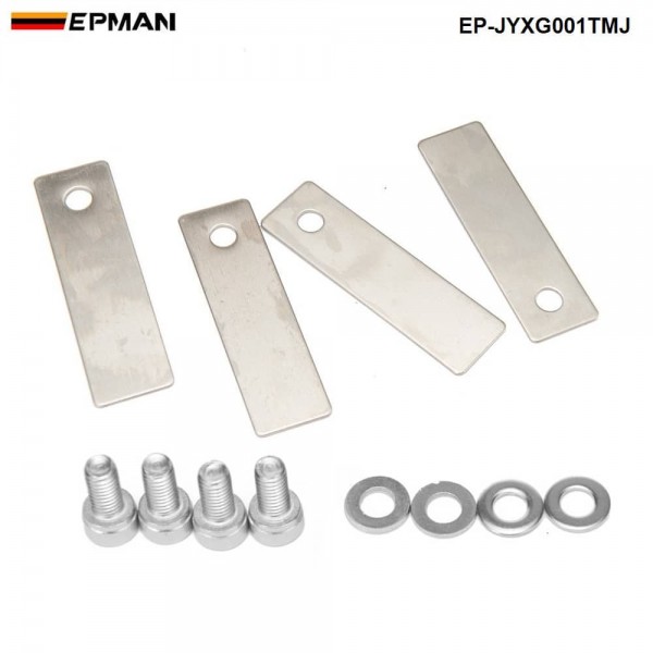 TANSKY Universal Stainless Steel Car Oil Pan Baffle Plate Bracket Rubber Valve Bolt Kit EP-JYXG001TMJ