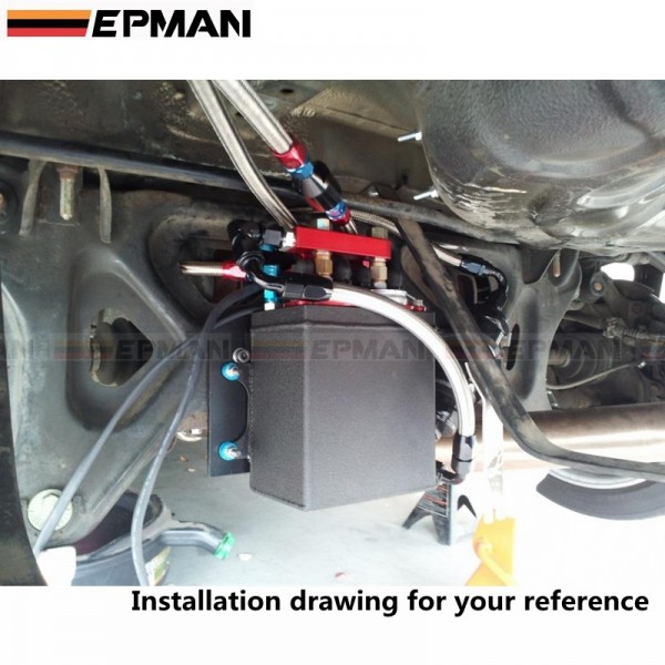 EPMAN 3L Billet Surge Tank- Dual Submerged WITH 044 Fuel Pump High pressure EP-YX6012-2K044 EPMAN 3L Billet Surge Tank- Dual Submerged WITH 044 Fuel Pump High pressure EP-YX6012-2K044