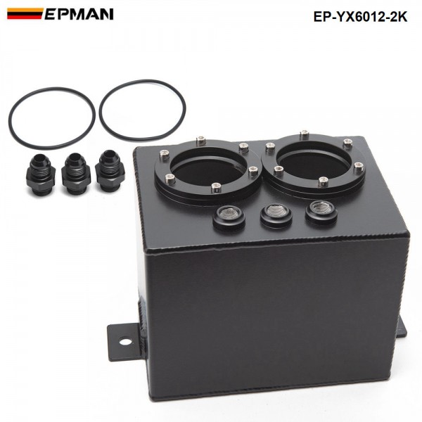 EPMAN 3L Billet Surge Tank- Dual Submerged  WITH 044 Fuel Pump High pressure EP-YX6012-2K044