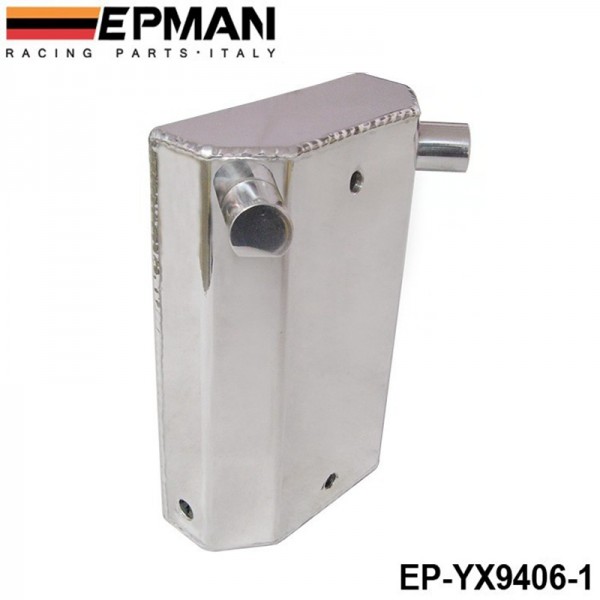 EPMAN Alloy Aluminium 1L Oil Welding Catch Can Square Tank Polished EP-YX9406-1