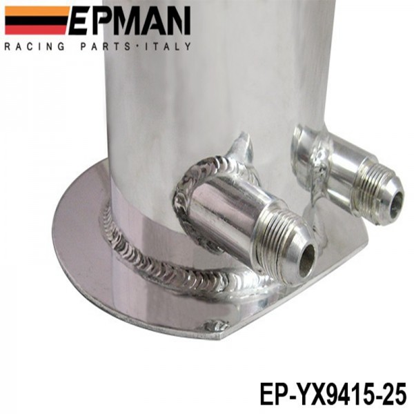 EPMAN Aluminum ALLOY 2.5 LITER TWIN DOME FUEL SWIRL POT SURGE TANK EP-YX9415-25 EPMAN Aluminum ALLOY 2.5 LITER TWIN DOME FUEL SWIRL POT SURGE TANK EP-YX9415-25