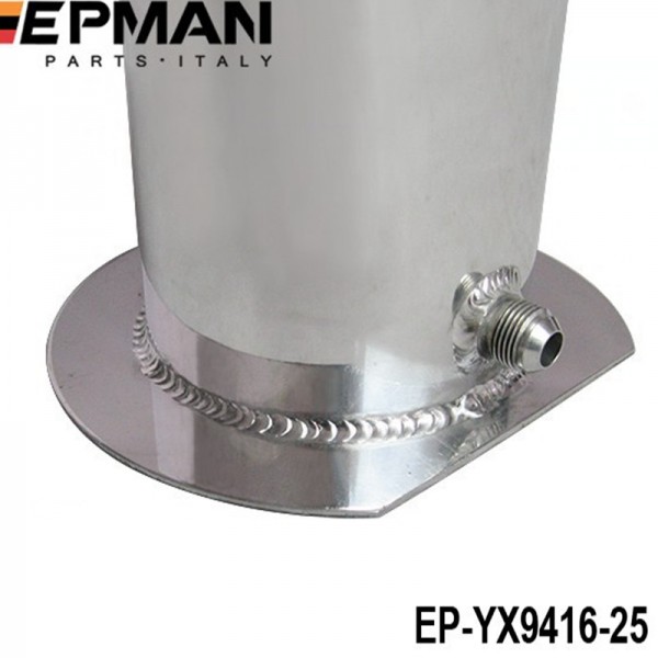 EPMAN 2.5 Liter Fuel Surge Catch Can Aluminium Polish Tank EP-YX9416-25