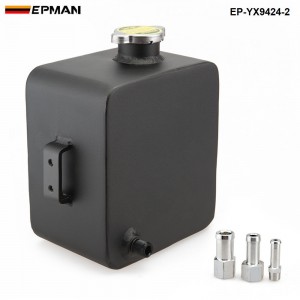 EPMAN Aluminium alloy Mirror polished water radiator intercooler spray tank 2 litre EP-YX9424-2