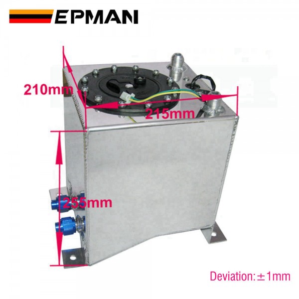 EPMAN Universal Car Auto Fuel Surge Tank Container 10 Litre Swirl Pot System Alloy With / Without Sensor
