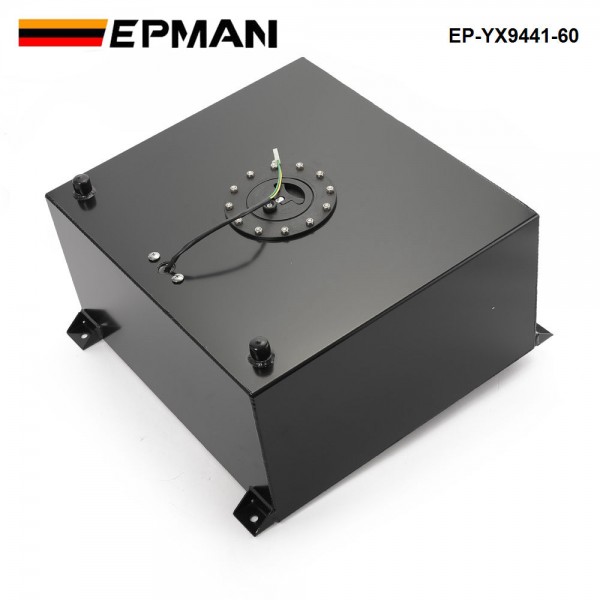 EPMAN Universal Aluminum Fuel Surge Tank System Complete Kit 60 Litre With Sensor EP-YX9441-60