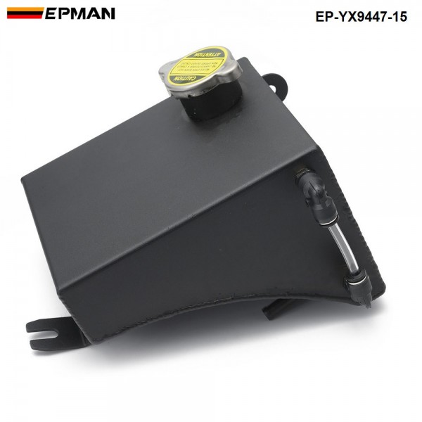 EPMAN Aluminum Radiator Coolant Overflow Tank Can&CAP For Nissan 240SX S13 Silvia EP-YX9447-15