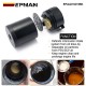 EPMAN Baffled Oil Catch Can Reservoir Tank Universal With Drain Valve 2 Port Aluminum EPAA01G155K