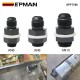 EPMAN AN6 AN8 AN10 Straight Black Aluminum Fuel Cell / Tank Bulkhead Adapter Fitting Locking Nut With Te-fl-on Washer EPFT788 EPMAN AN6 AN8 AN10 Straight Black Aluminum Fuel Cell / Tank Bulkhead Adapter Fitting Locking Nut With Te-fl-on Washer EPFT788