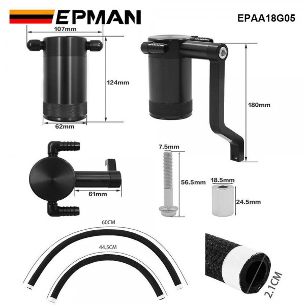 EPMAN Can Z Bracket HEMI Oil Catch For 09-19 Challenger 5.7L 6.4L Dodge RAM 1500 SRT8 EPAA18G05