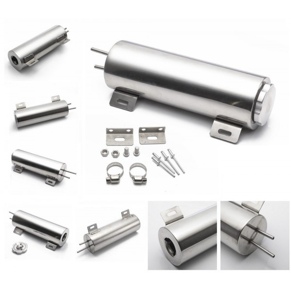 EPMAN Polished Stainless steel Radiator Overflow Tank Bottle Catch Can 2" x 13", 3" x 9",3" x 10" Car Modification Cooling EPYX9610 EPYX9611 EPYX9612 EPMAN Polished Stainless steel Radiator Overflow Tank Bottle Catch Can 2" x 13", 3" x 9",3" x 10" Car Modification Cooling EPYX9610 EPYX9611 EPYX9612